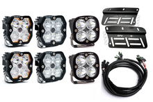 2021- 2025 Ford BRONCO Baja Designs Squadron 2.0 Sport & PRO Triple Fog Light Kit (Modular Bumper, INCLUDING RAPTOR) (RGBW Backlit)