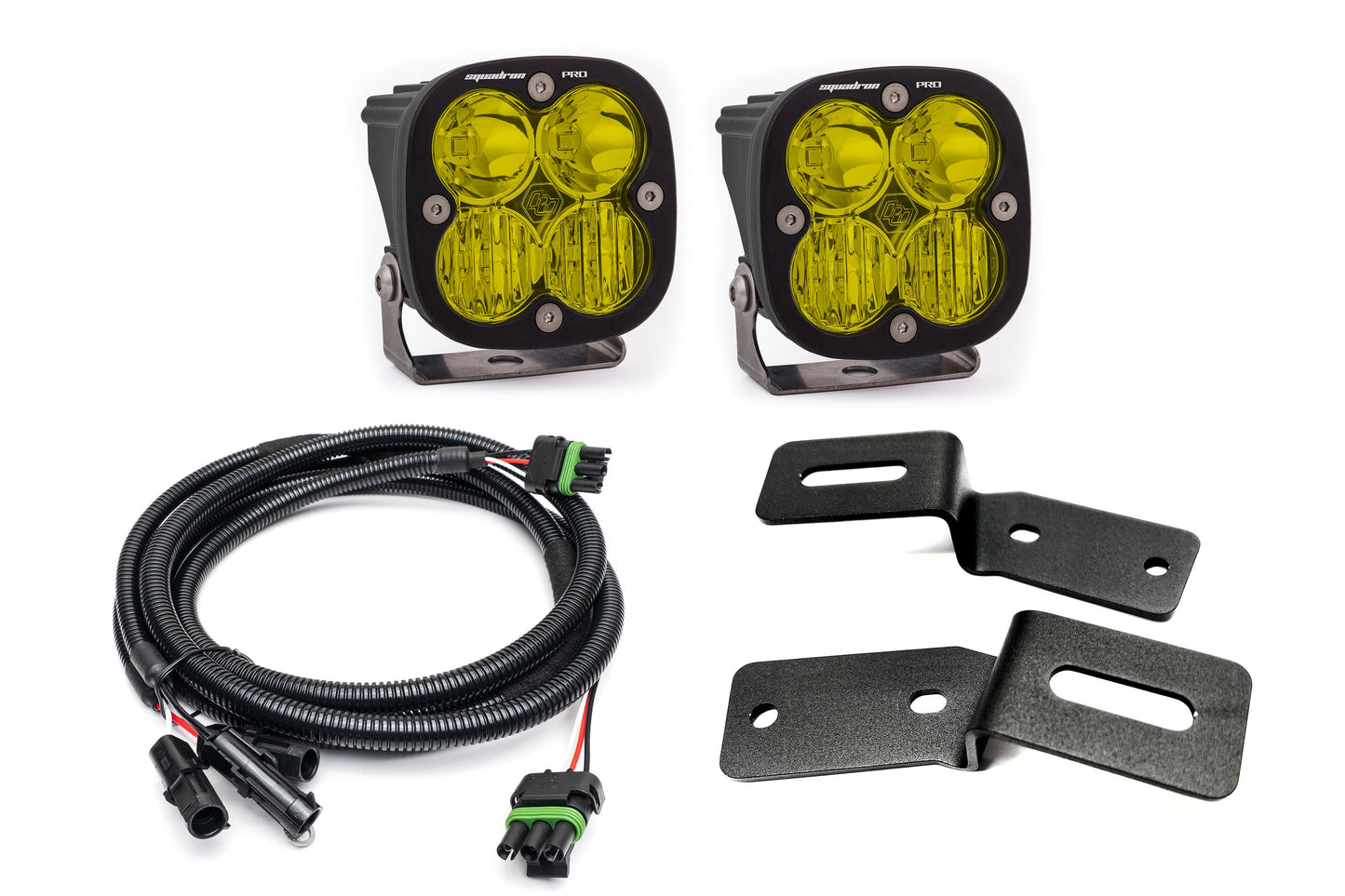 SPV Parts 2021-2025 Ford BRONCO A-Pillar Light Kit with Baja Designs Squadrons