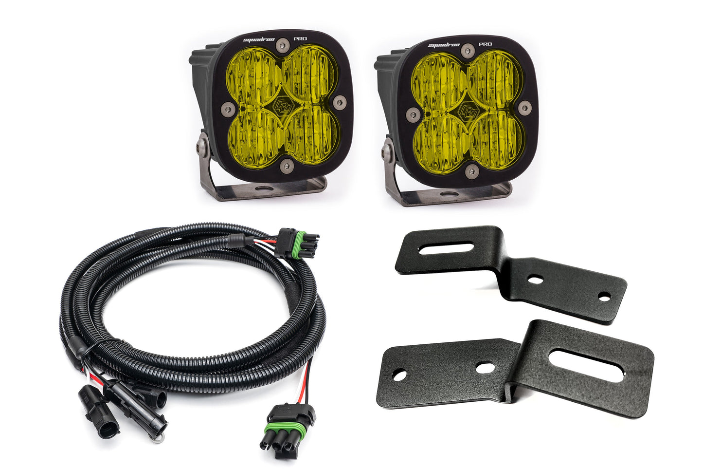 SPV Parts 2021-2025 Ford BRONCO A-Pillar Light Kit with Baja Designs Squadrons