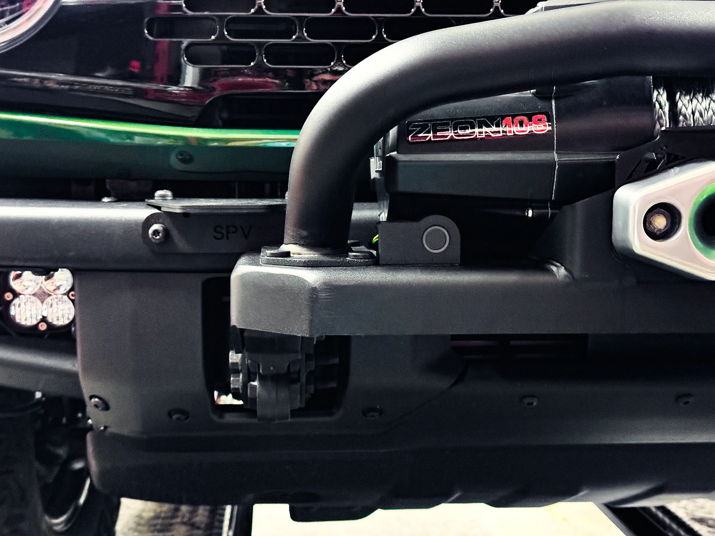 SPV Parts 2021+ Ford Bronco Modular HD Bumper Post Mounts for 30" Light Bars or 2 Lights