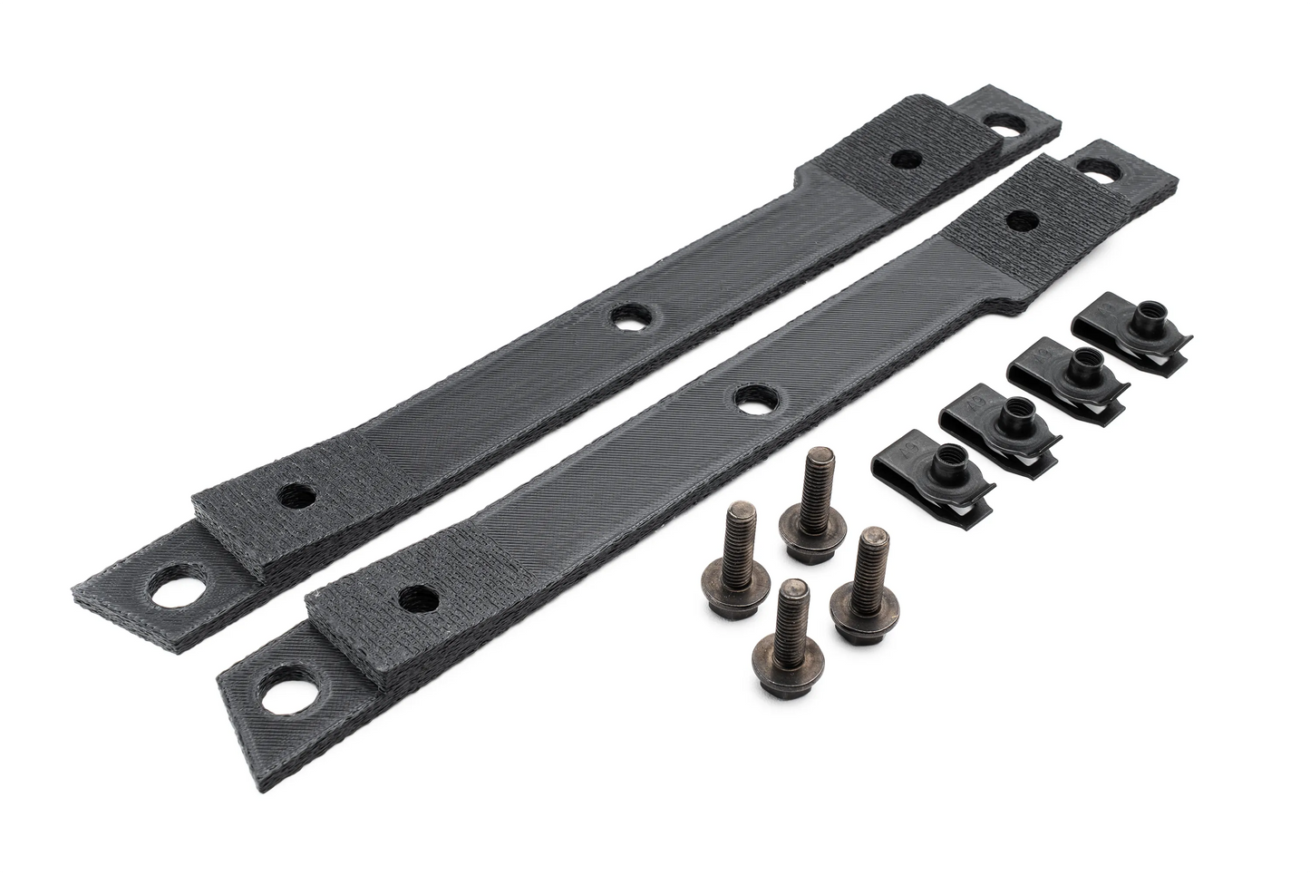 Bronco Raptor Front Bumper Fog Splash Panel Adapters (when mounting aftermarket Fogs)