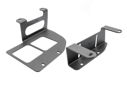 SPV Parts 2022 UP Ford Bronco Dual Capable Bumper Fog BRACKETS (Mounts ONLY. Lights sold separately)