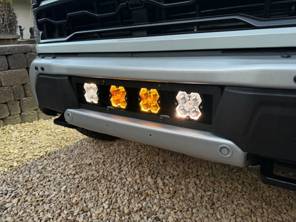 NEW SPV Parts 2021-2026 Ford F-150 Raptor BUMPER Grille Baja Designs Squadron 2.0 Light Kit (RGBW Backlight) (Works with BOTH Bumpers)