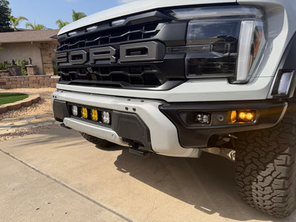NEW SPV Parts 2021-2026 Ford F-150 Raptor BUMPER Grille Baja Designs Squadron 2.0 Light Kit (RGBW Backlight) (Works with BOTH Bumpers)
