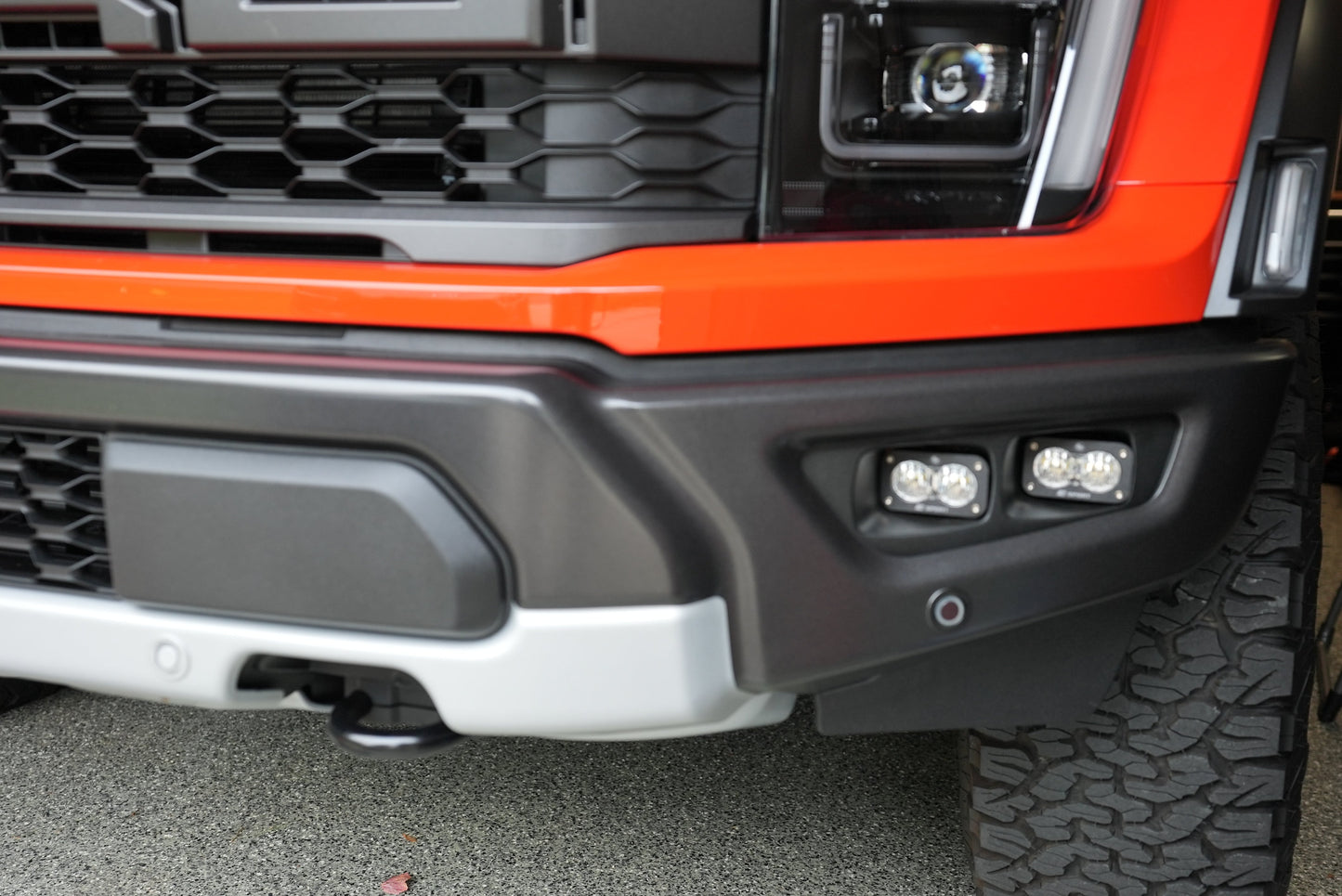SPV Parts 2021-2025 Ford F-150 & Bronco Raptor OEM (SAE) Fog Light Upgrade Kit with Brackets and Baja Designs S2 Lights
