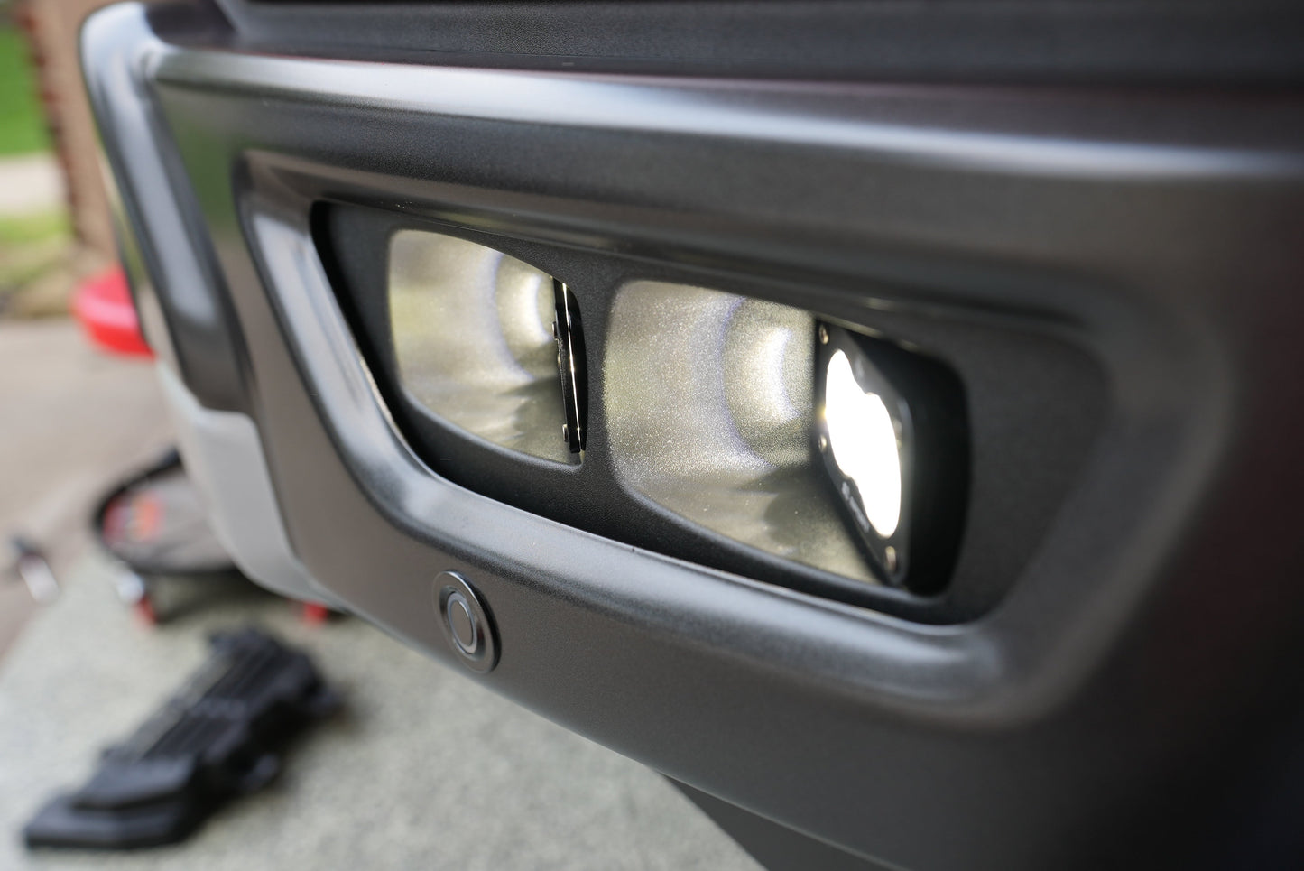 SPV Parts 2021-2025 Ford F-150 & Bronco Raptor OEM (SAE) Fog Light Upgrade Kit with Brackets and Baja Designs S2 Lights