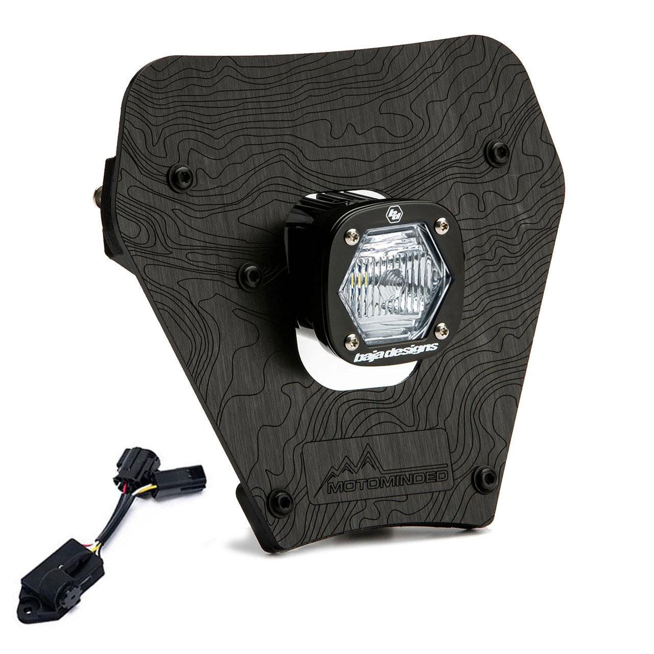 Baja Designs - KTM S1 (DC) LED Headlight Kit w Dimmer - 2024-2025 KTM EXC-F, XCF-W, XC-W