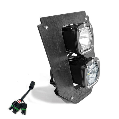 Baja Designs - Husqvarna Dual S1 Gemini (DC) LED Headlight Kit w Hi-Low Harness - 2024-2025 Husqvarna FE-S