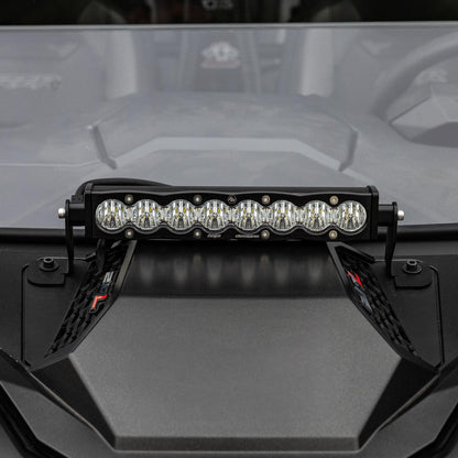 Baja Designs S8/OnX6 10in Light Bar Hood Mount Kit - Polaris 2025 RZR Pro-R; Pro-S; Pro-XP