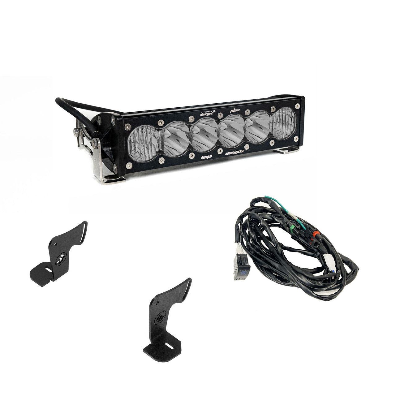 Baja Designs S8/OnX6 10in Light Bar Hood Mount Kit - Polaris 2025 RZR Pro-R; Pro-S; Pro-XP