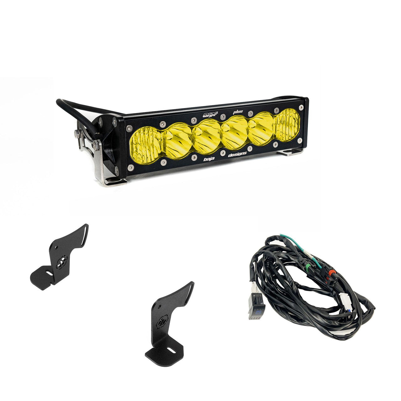 Baja Designs S8/OnX6 10in Light Bar Hood Mount Kit - Polaris 2025 RZR Pro-R; Pro-S; Pro-XP