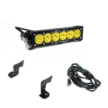 Baja Designs S8/OnX6 10in Light Bar Hood Mount Kit - Polaris 2025 RZR Pro-R; Pro-S; Pro-XP