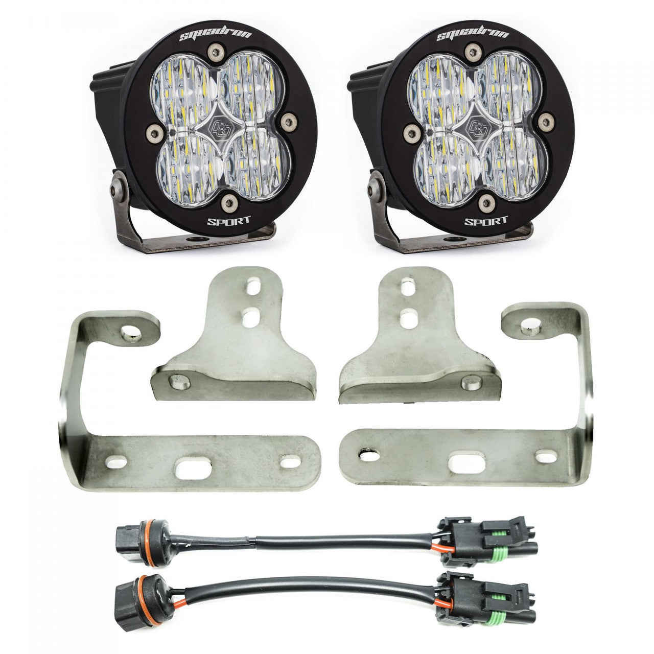 Jeep JLJT Squadron-R Fog Pocket Light Kit - 2020-24 Gladiator; 2018-24 Wrangler JL