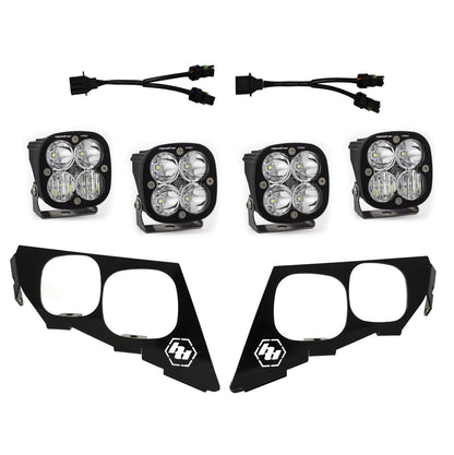 18-21 Textron/Arctic Wild/Cat Squadron Unlimited/Pro/Sport Headlight Kit - Baja Designs