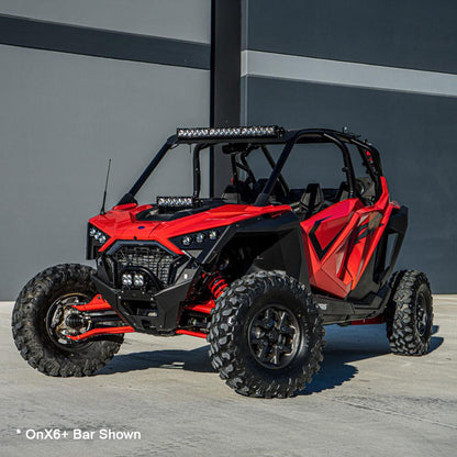 20-24 Polaris S8/OnX6+ 10 Inch Hood Mount Light Bar Kit