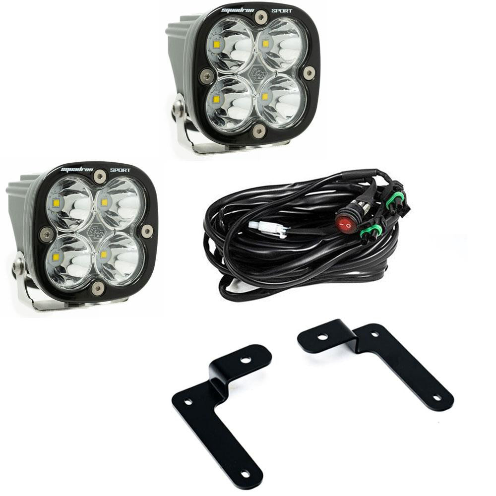 Jeep JL/JT Squadron A-Pillar Light Kit - Jeep 2020-24 Gladiator; 2018-24 Wrangler JL