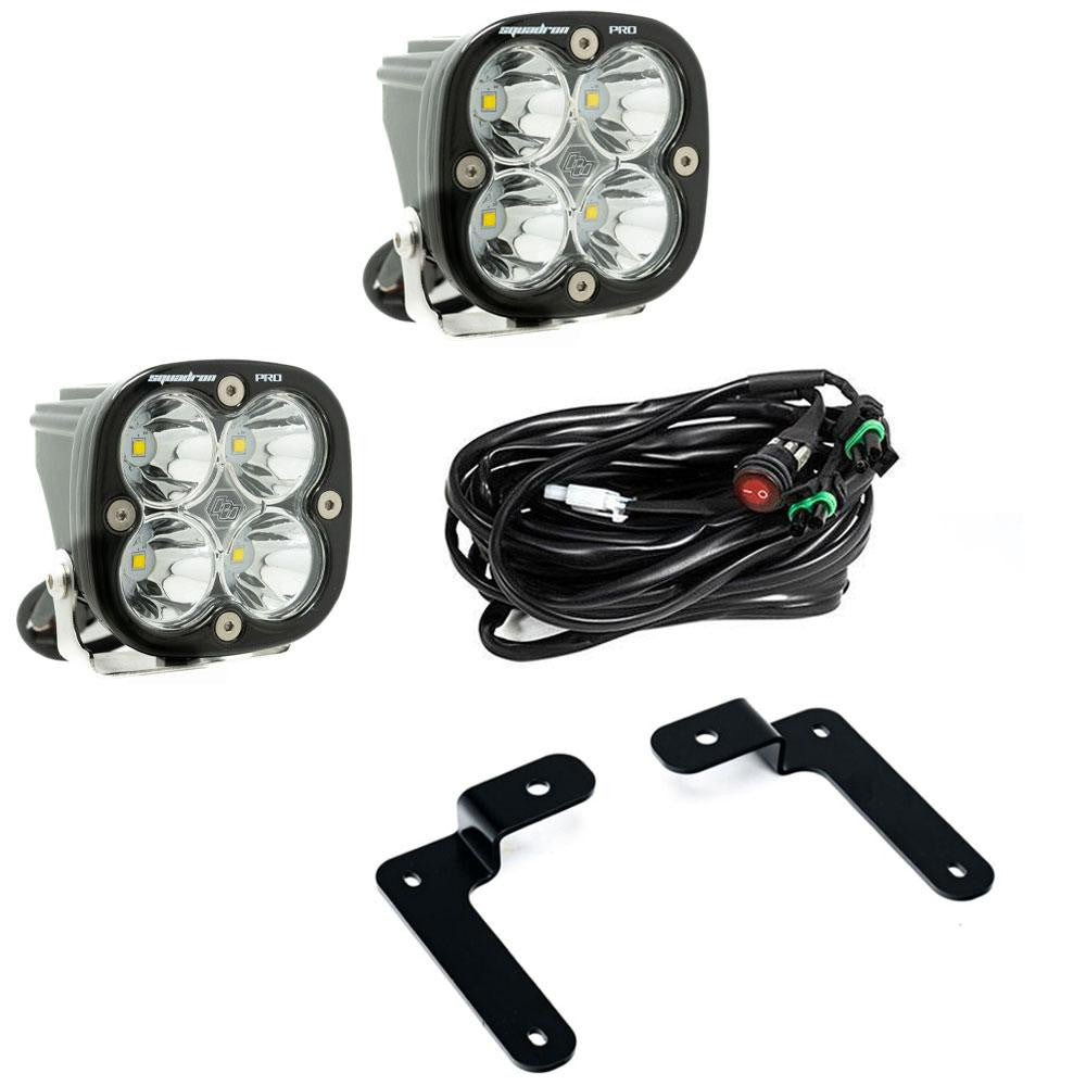 Jeep JL/JT Squadron A-Pillar Light Kit - Jeep 2020-24 Gladiator; 2018-24 Wrangler JL