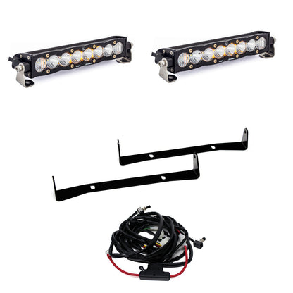 14-18 Toyota 4Runner S8 Dual 10 Inch Grille Upper Light Kit - Baja Designs