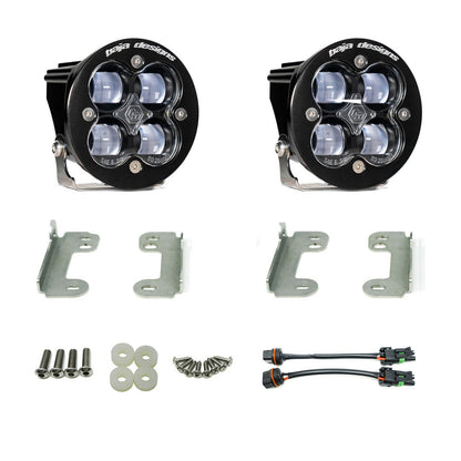 Baja Designs Squadron-R SAE LED Light Kit - Fits Jeep Wrangler JK (Set)