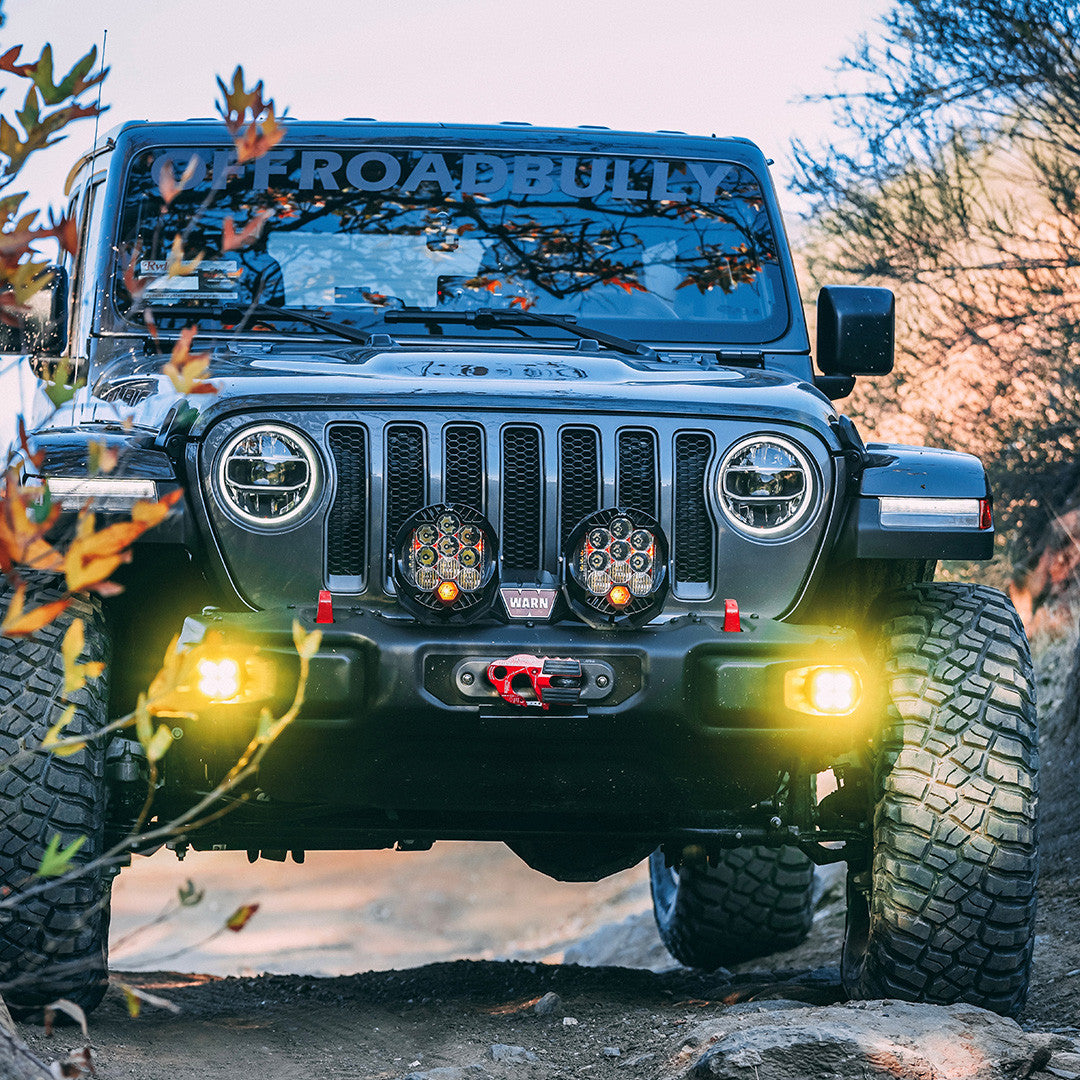 Baja Designs Jeep JL/JT Squadron-R SAE Fog Pocket Light Kit - Jeep 2020-24 Gladiator; 2018-24 Wrangler JL; NOTE: w/ OE Rubicon Bumper