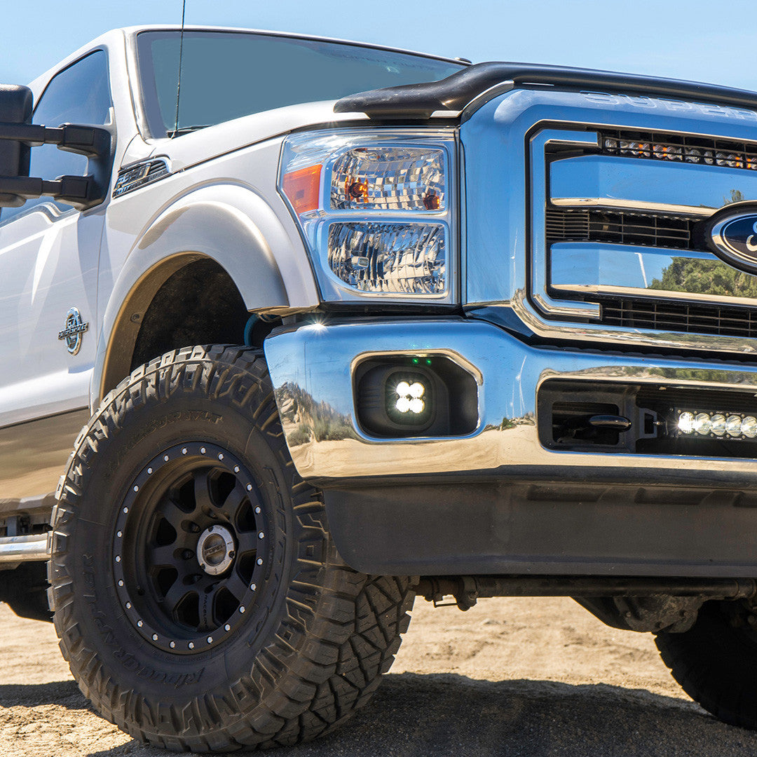 11-16 Ford F-250/350 Super Duty Squadron Sport/Pro/SAE Fog Pocket Light Kit - Baja Designs