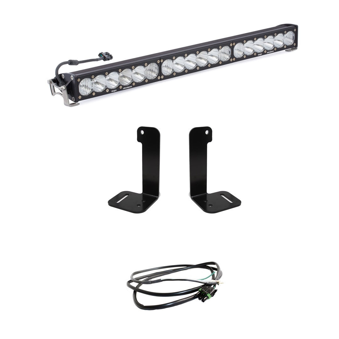 18-24 Jeep JL/JT OnX6+ 30 Inch Bumper Light Kit - Jeep 2020-24 Gladiator; 2018-24 Wrangler JL; OE Plastic Bumper
