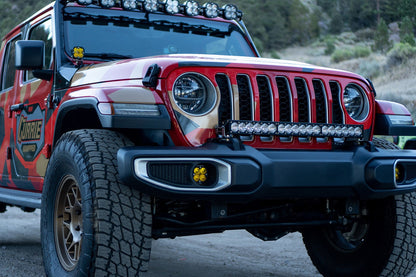 18-24 Jeep JL/JT OnX6+ 30 Inch Bumper Light Kit - Jeep 2020-24 Gladiator; 2018-24 Wrangler JL; OE Plastic Bumper