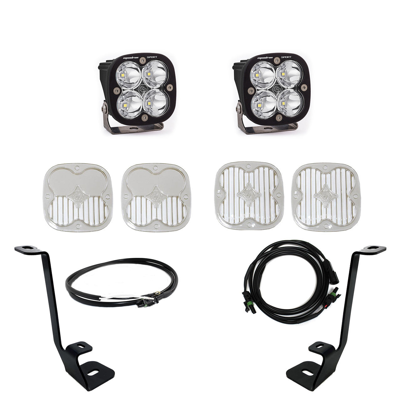 21-22 Ford F-150 Squadron Sport or Pro A-Pillar Light Kit - Baja Designs