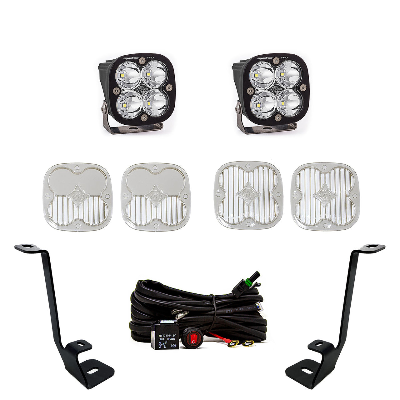 21-22 Ford F-150 Squadron Sport or Pro A-Pillar Light Kit - Baja Designs