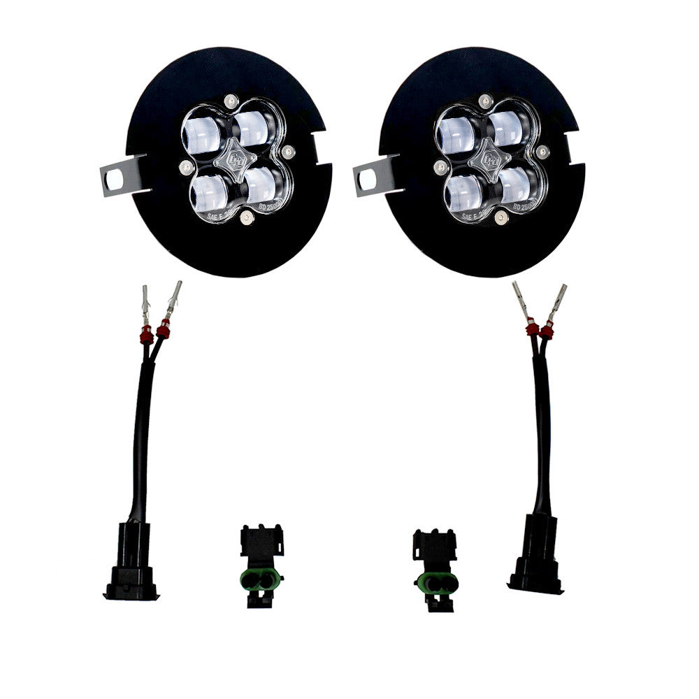 05-14 Ford/Toyota Squadron SAE Fog Pocket Light Kit - Ford 2006-14 F-150; Toyota 2005-11 Tacoma; 2007-13 Tundra