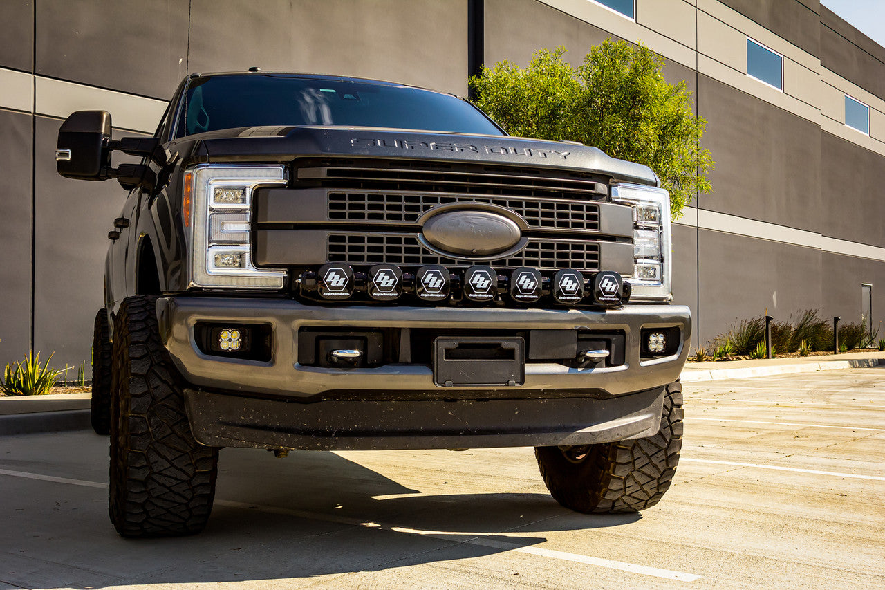 17-19 Ford Super Duty F-250/350 XL Linkable Bumper Light Kit - Baja Designs