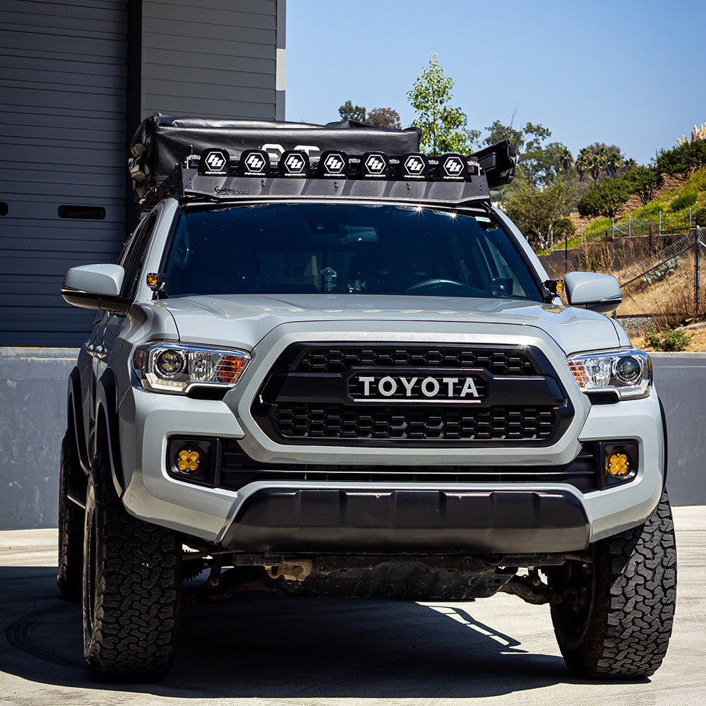05-24 Toyota XL Linkable Roof Light Bar Kit for Prinsu/Sherpa Rack - Baja Designs