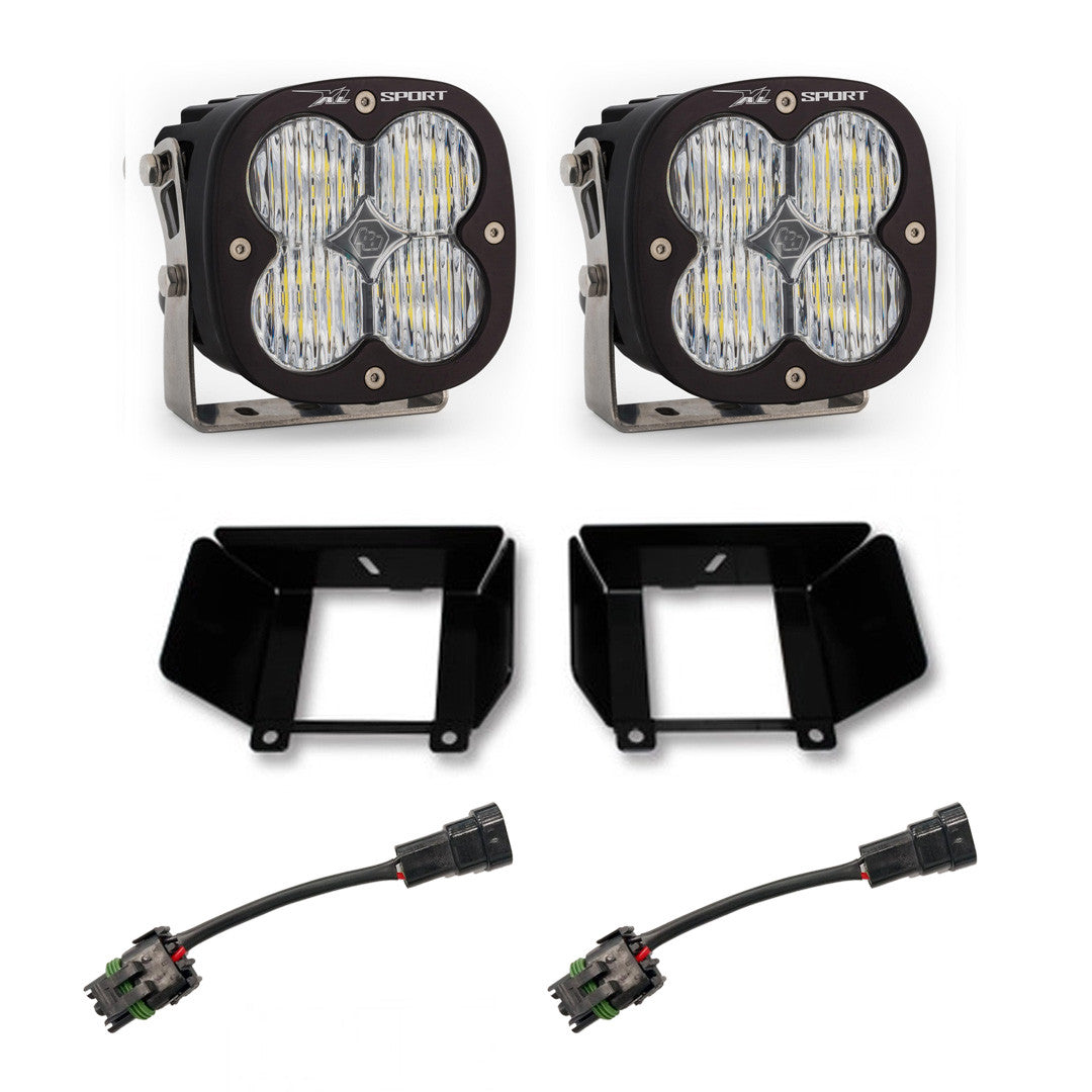 15-17 Ford F-150 XL Sport/Pro Fog Pocket Kit - Baja Designs