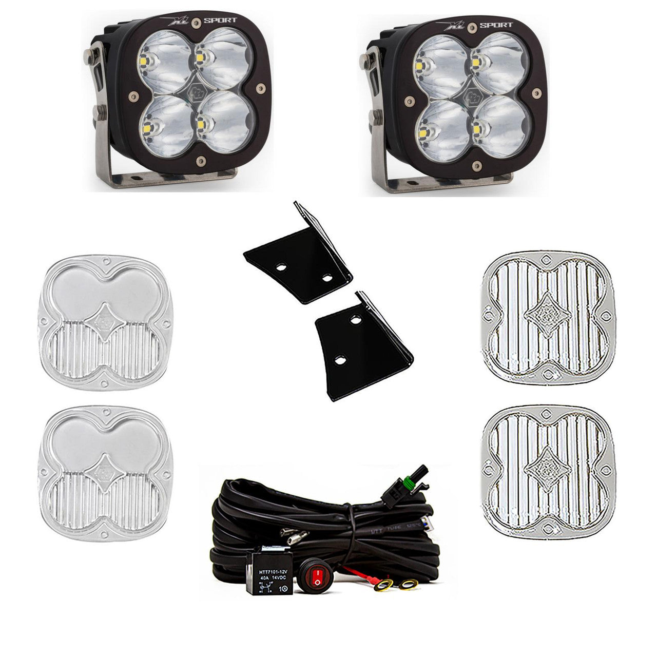 07-18 Jeep JK A-Pillar Light Kit - Baja Designs