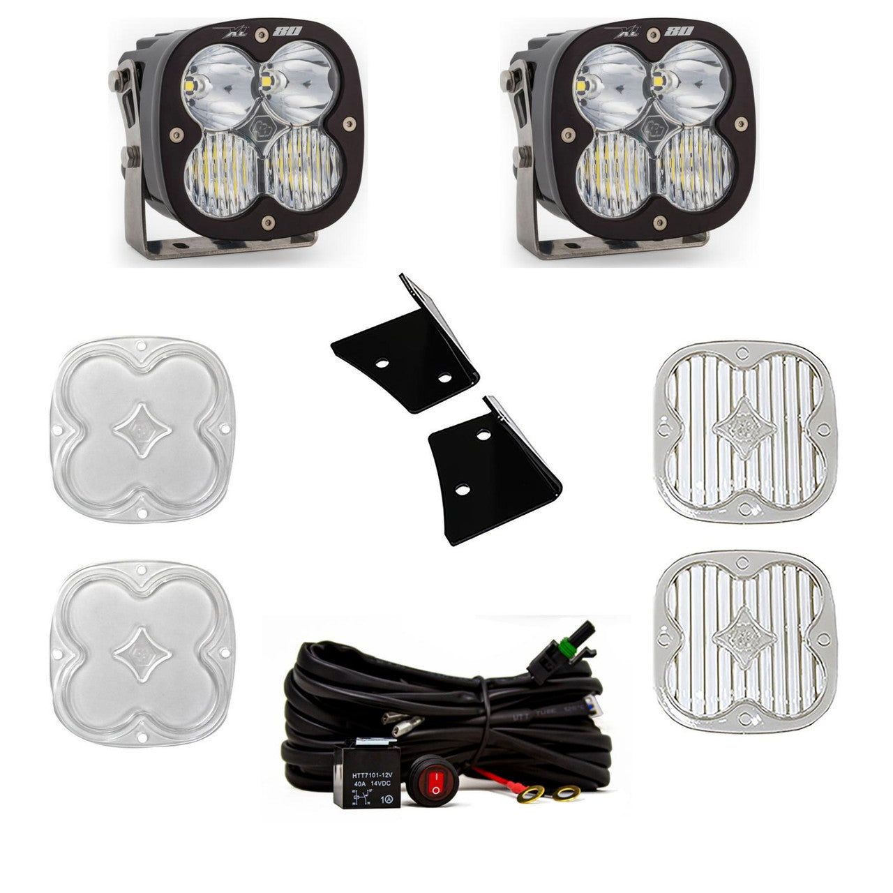 07-18 Jeep JK A-Pillar Light Kit - Baja Designs