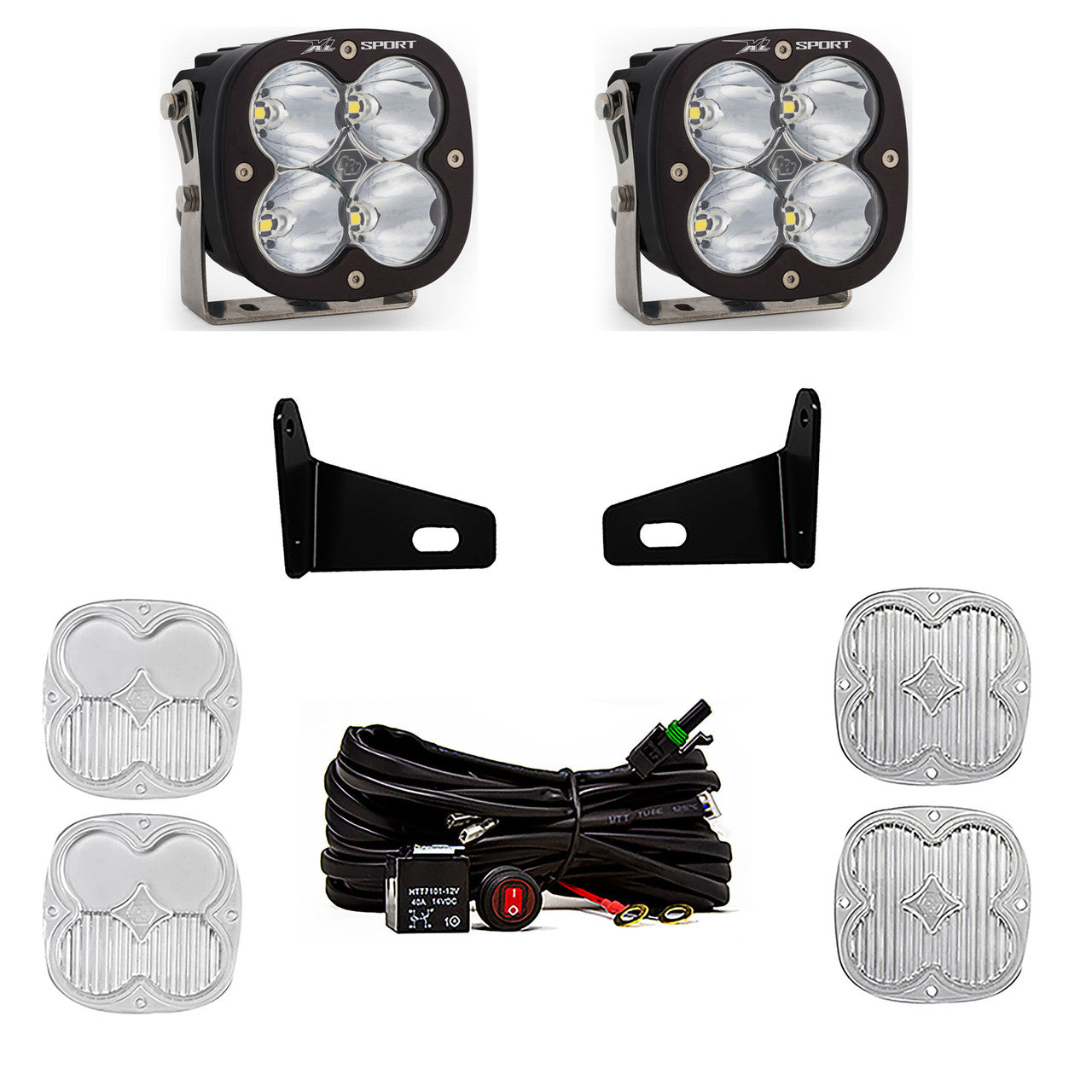 17-24 Can-Am Maverick X3 A-Pillar Light Kit - Baja Designs