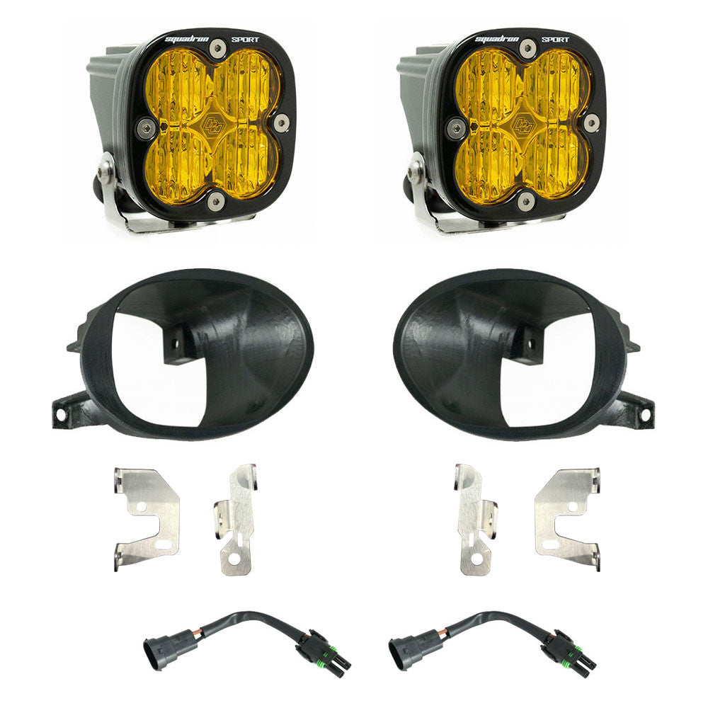 19-24 Mercedes Sprinter Squadron Wide Cornering Fog Pocket Light Kit - 1500/2500/3500