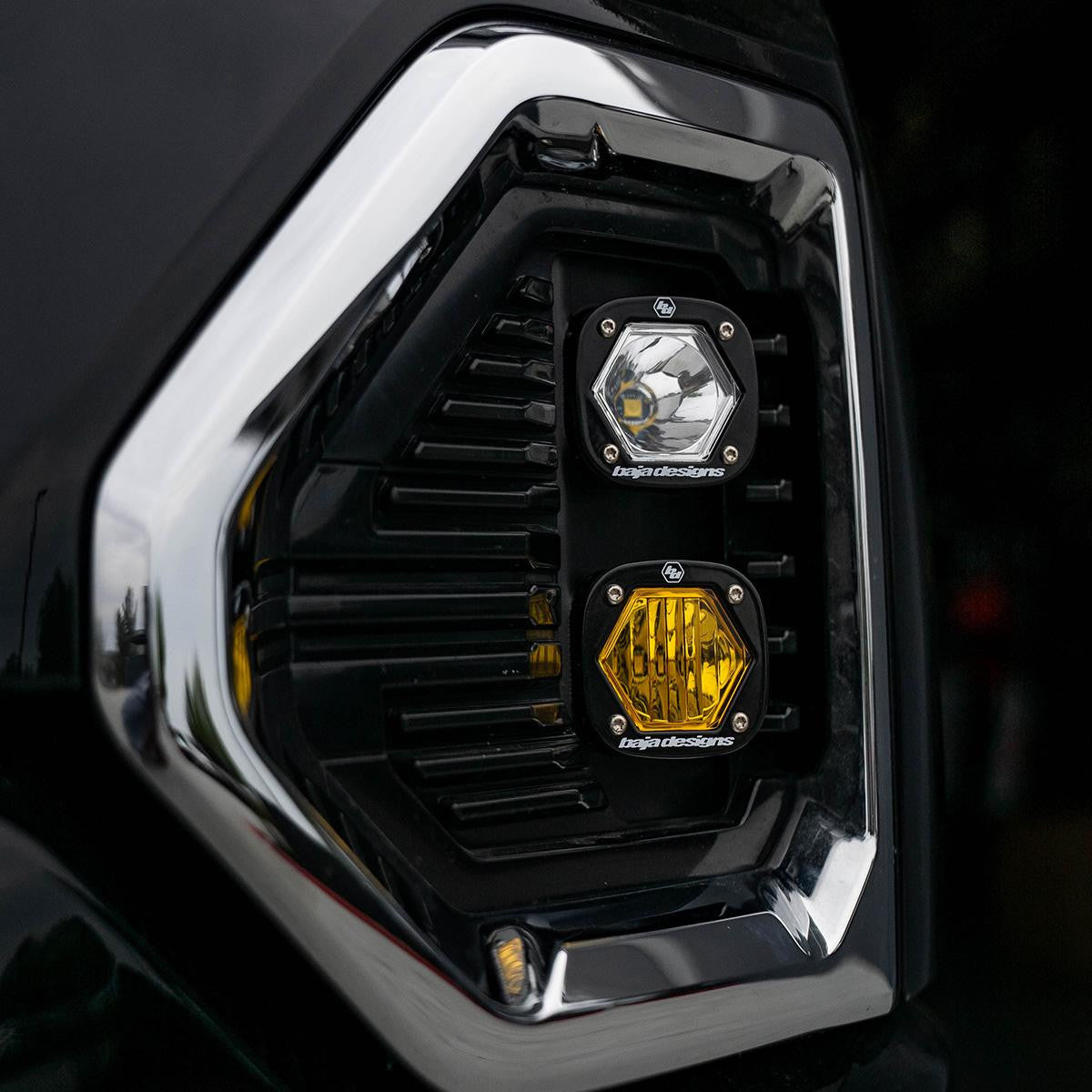 19-22 GMC Sierra 1500 S1 Dual Fog Pocket Light Kit - Baja Designs