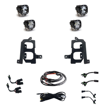 19-22 GMC Sierra 1500 S1 Dual Fog Pocket Light Kit - Baja Designs