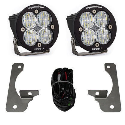 Jeep JK Squadron-R Fog Pocket Light Kit Premium Bumper Baja Designs