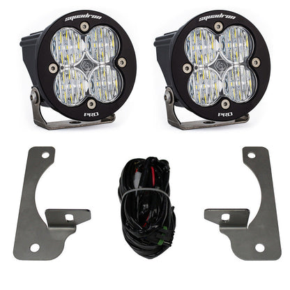 Jeep JK Squadron-R Fog Pocket Light Kit Premium Bumper Baja Designs