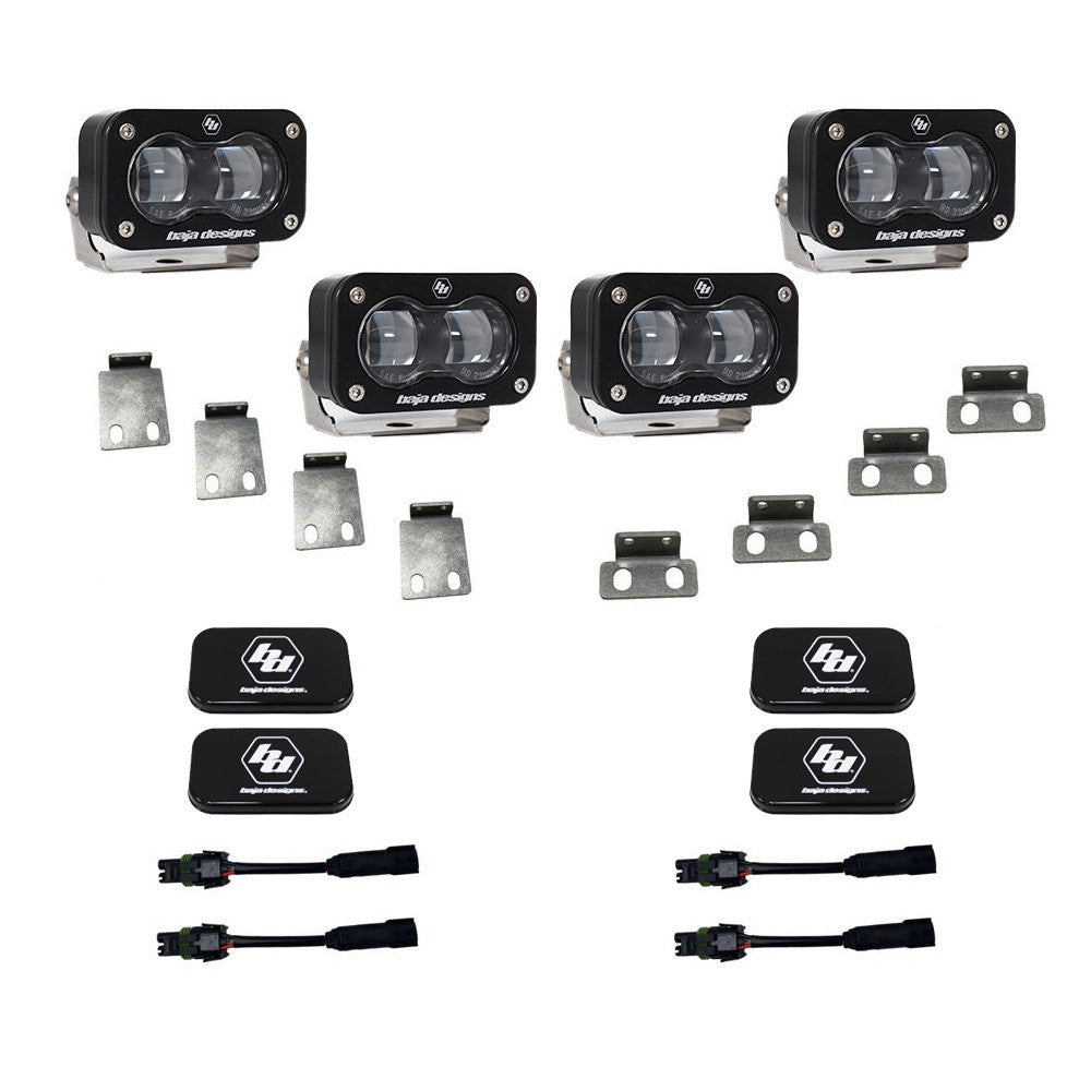 Baja Designs S2 SAE Fog Pocket Kit Fits 21-On Ford, Raptor