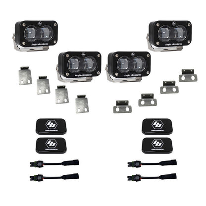 Baja Designs S2 SAE Fog Pocket Kit Fits 21-On Ford, Raptor