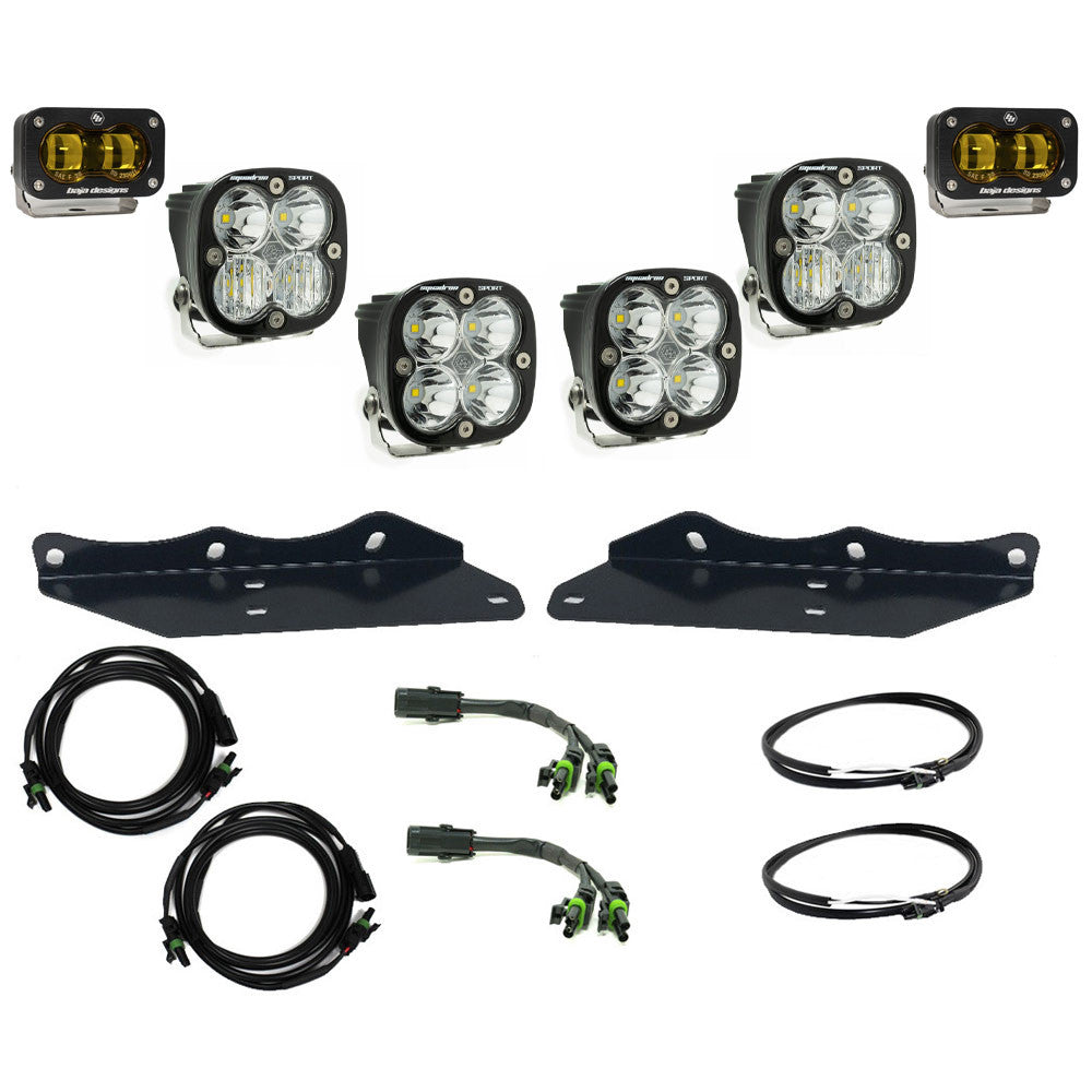 Baja Designs 2017-2020 Ford Raptor Squadron/S2 SAE “Sportsman” Fog Pocket Light Kit