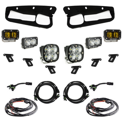 Baja Designs S2 SAE “Sportsmen/PRO” - 21+ Ford Bronco Fog Pocket Light Kits - Modular Bumper