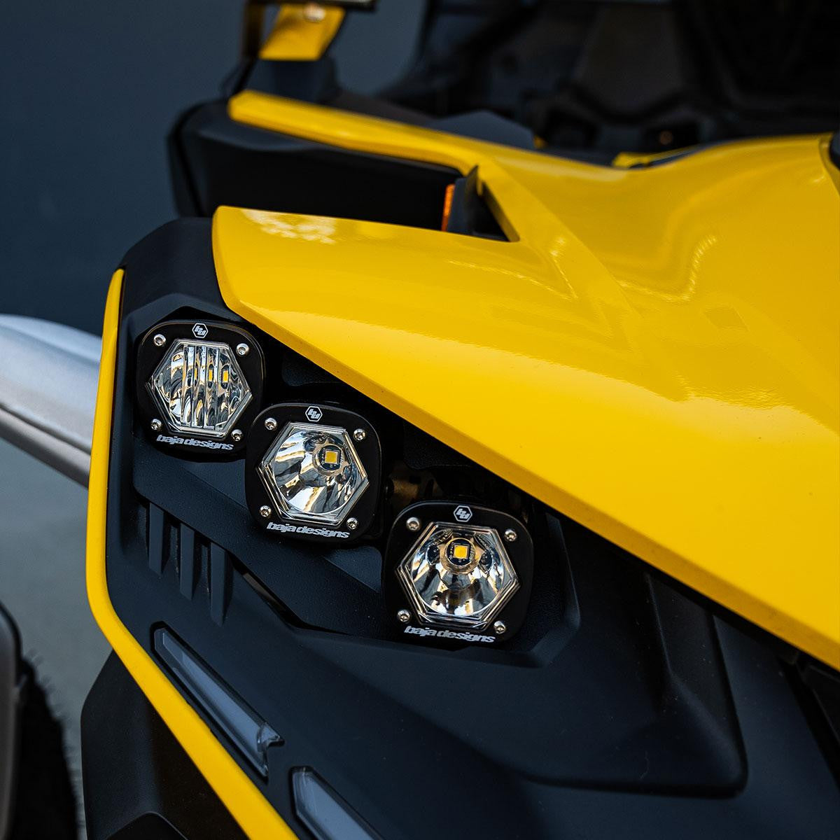2024 Can-Am Maverick R Triple S1 "Unlimited" Headlight Kit - Baja Designs