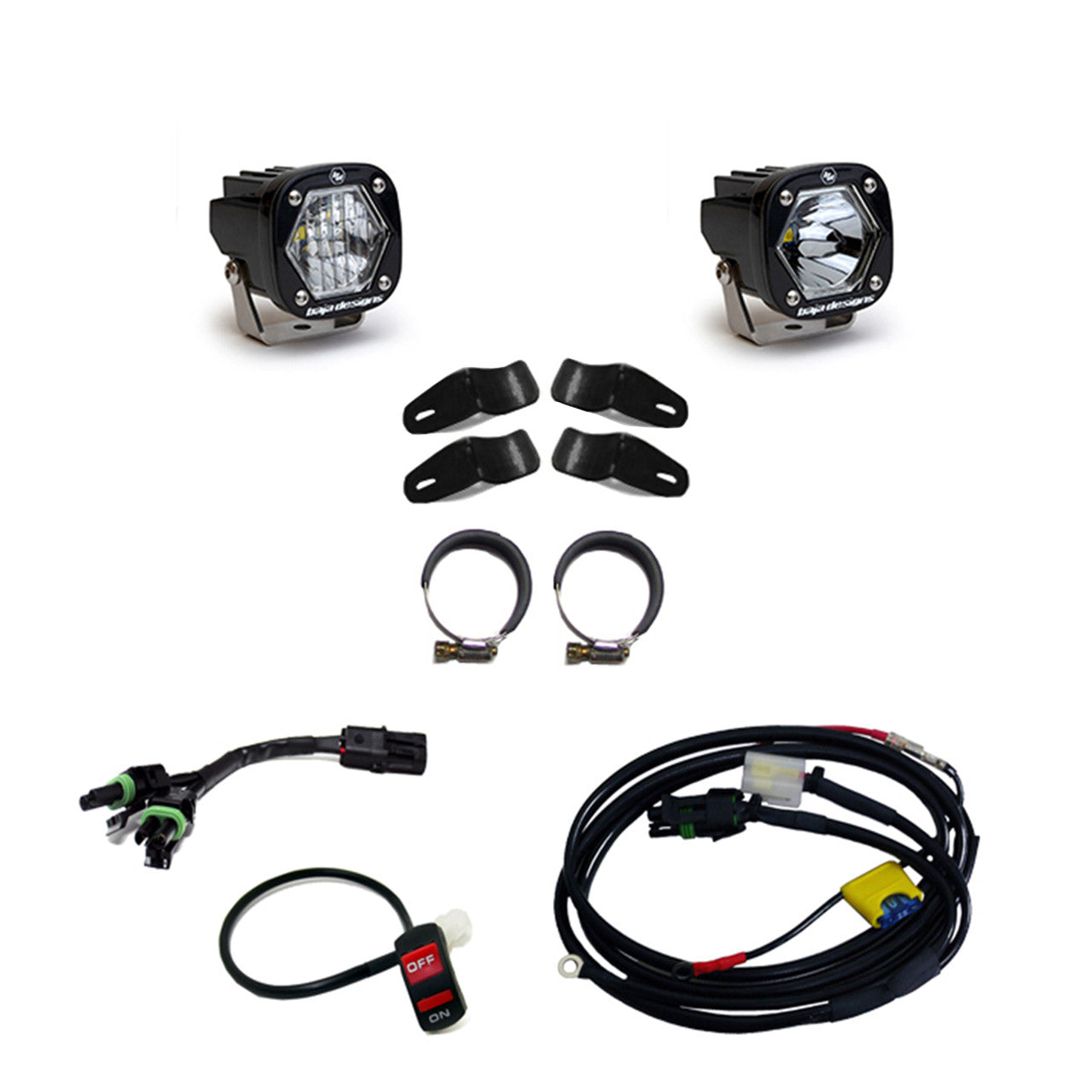 Moto S1 Auxiliary Light Kit - Baja Designs