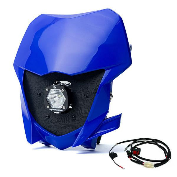 S1 LED Headlight w Yamaha Shell - Yamaha YZ250FX ('15-24); YZ450FX (19-24); YZ250F ('19-24); YZ450F ('14-24)