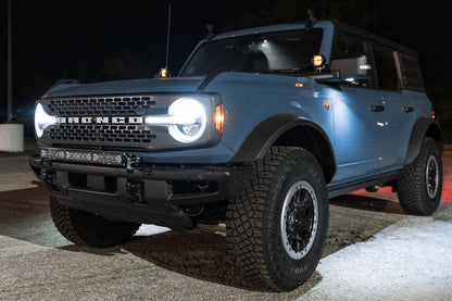 SPV Parts 2021+ Ford Bronco Modular HD Bumper Post Mounts for 30" Light Bars or 2 Lights