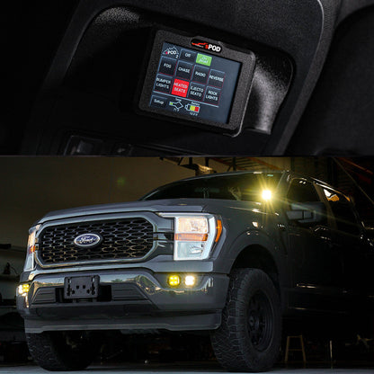 sPod Touchscreen BantamX Vehicle Kit - Ford 2021-2025 F-150; 2021-2025 F-150 Raptor, 2024-2025 F-150 Raptor 37R